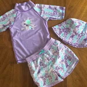 UV Skinz girls 3-piece rash guard Set